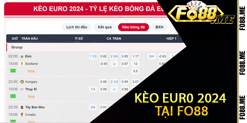 kèo euro 2024 tại fo88